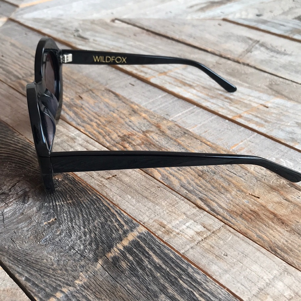 Wildfox Black and Gold Sunglasses - Picture 3 of 5